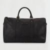 Weekender cuero negro