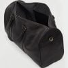 Weekender cuero negro