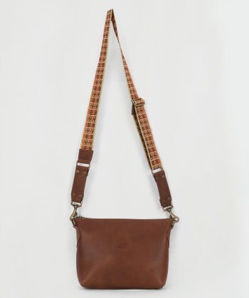 Bandolera cuero café