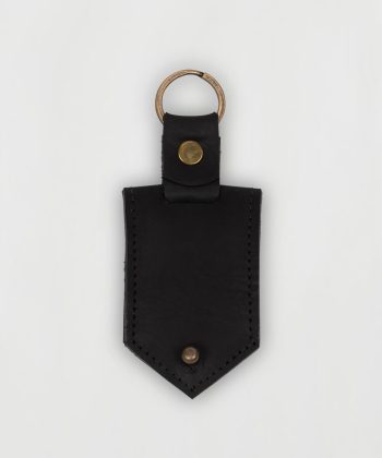Llavero cuero negro