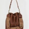 Bucket Bag cuero café