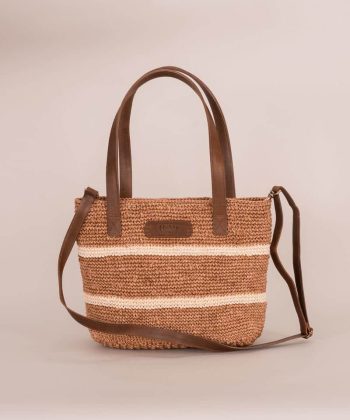 Cartera Cabuja café claro - Haku Handmade