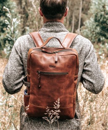 Mochila en cuero